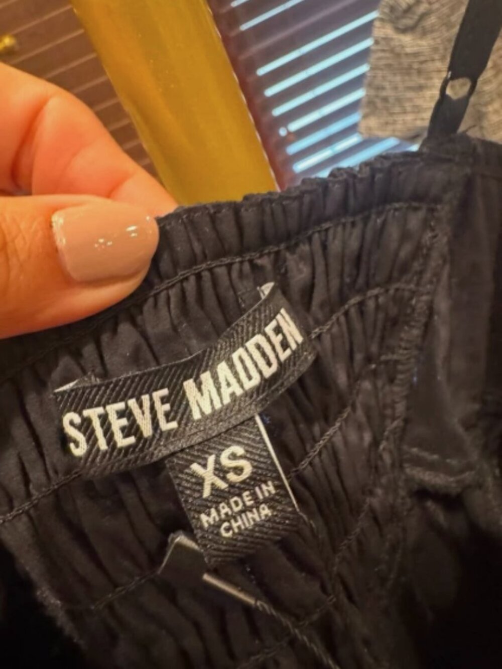 Steve Madden Delta Peplum Top Size XS-MSRP$69 - Picture 6 of 7